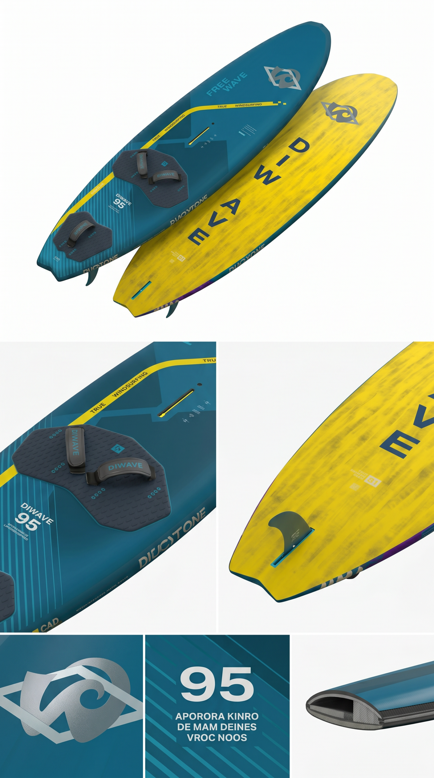 DIWAVE Open Water | Tabla de Windsurf All-Round Intermedia - Imagen 3