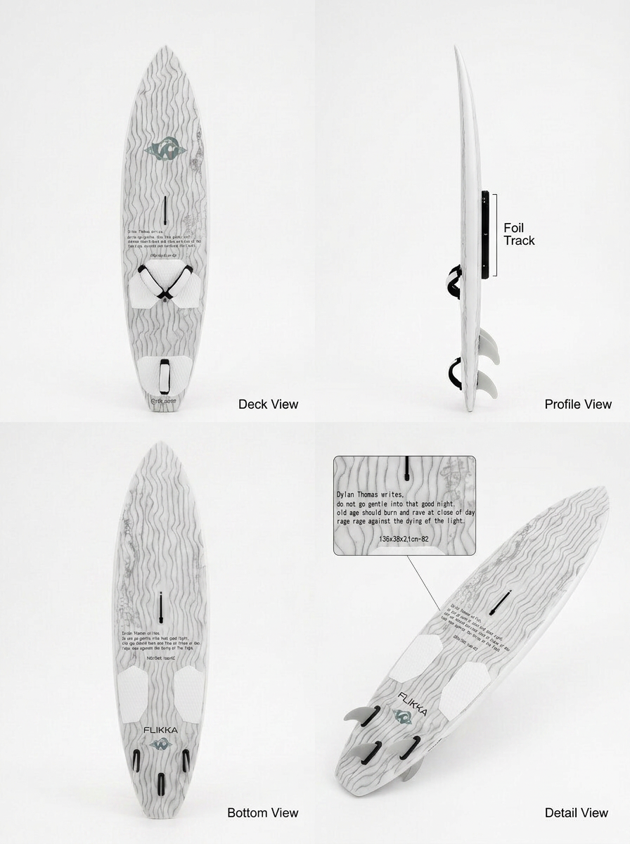 DIWAVE Levante Flow | Tabla de Windsurf Intermedia y Versátil - Imagen 3