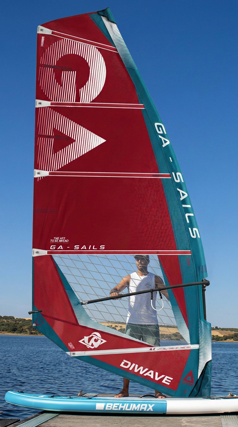 DIWAVE Atlantic All-Round | Vela de Windsurf Polivalente y Versátil - Imagen 2